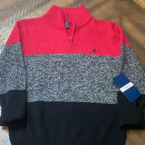 NWT Izod 1/2 Zip Sweater Kids Medium(8) - Picture 1 of 3